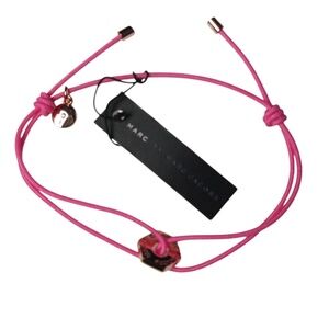 Marc by Marc Jacobs Knockout‎ Pink Bolt Friendship Bracelet NEW